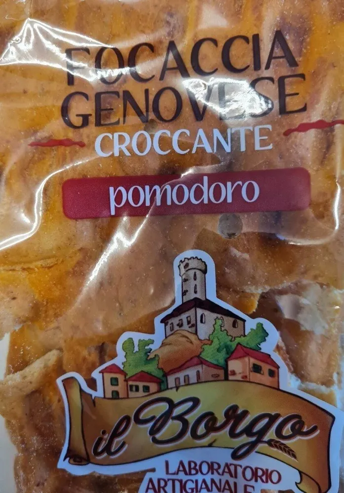 Focaccia genovese croccante al pomodoro