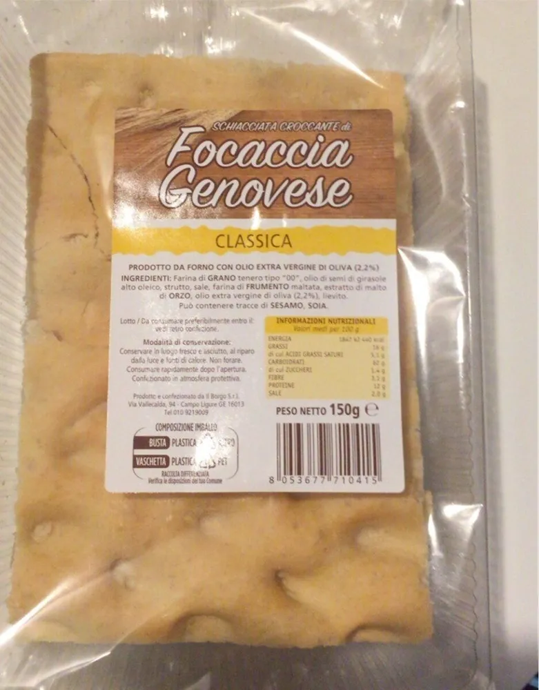 Schiacciata croccante