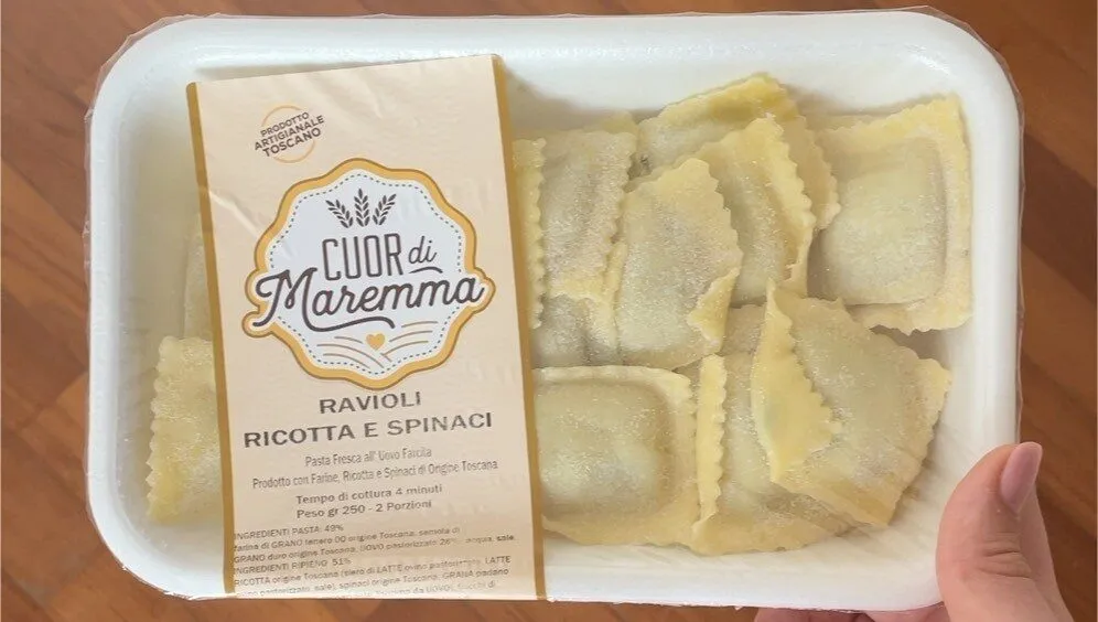 ravioli ricotta e spinaci