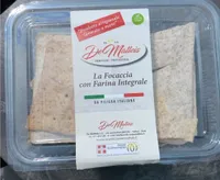 La focaccia con farina integrale