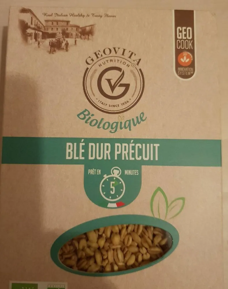 Blé dur précuit Biologique