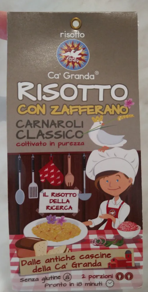 risotto con zafferano