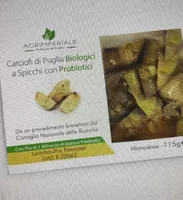 Carciofi di Puglia biologici a spicchi con probiotici