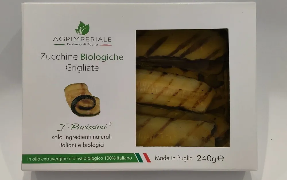 Zucchine biologiche grigliate