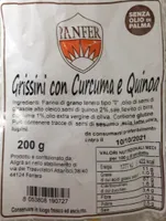 Grissini con Curcuma e Quinoa
