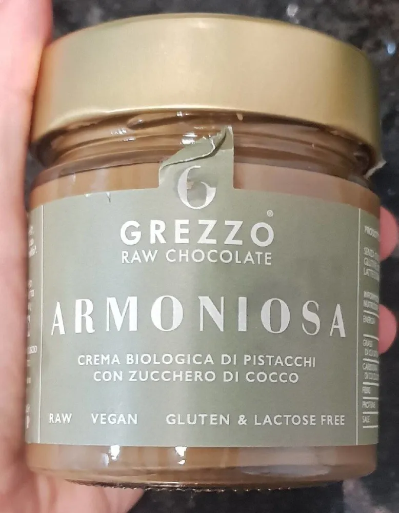 Biological pistachio creem