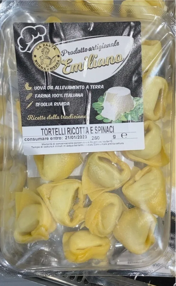 TORTELLI RICOTTA E SPINACI