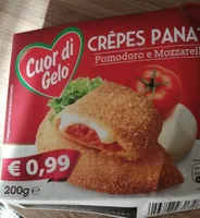 Crepes pana te pomodoro e mozzarella