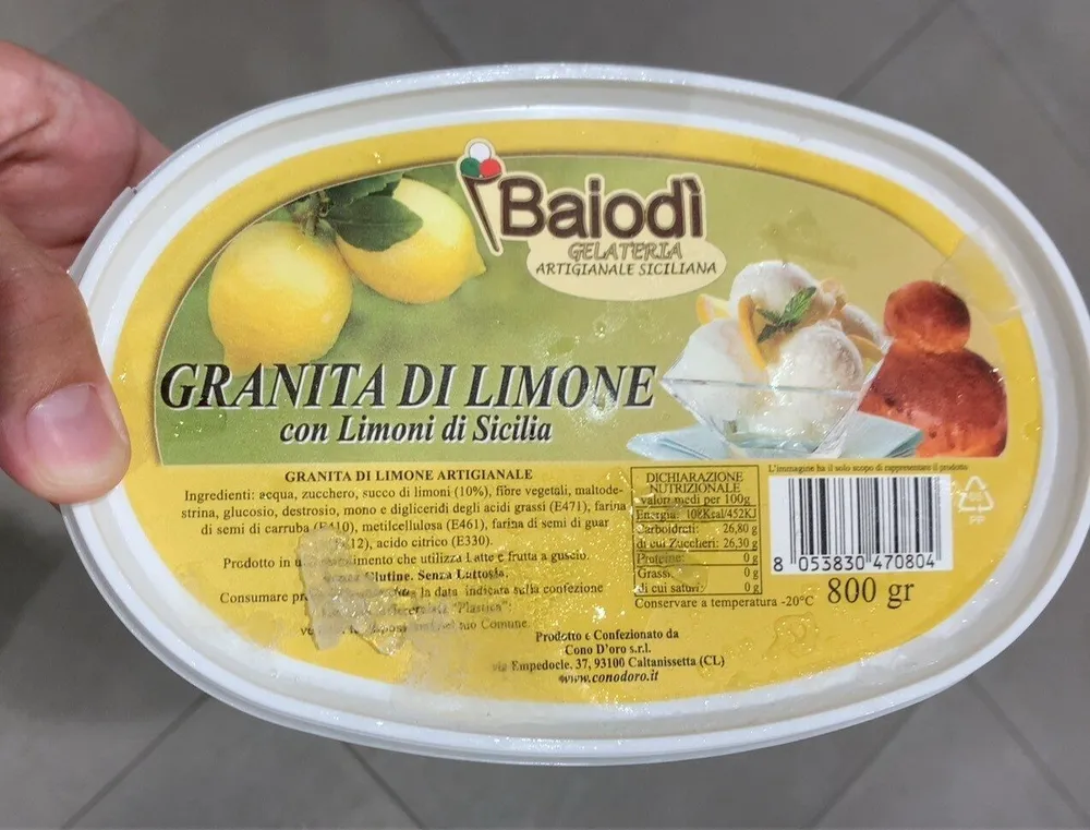 Granita di Limone