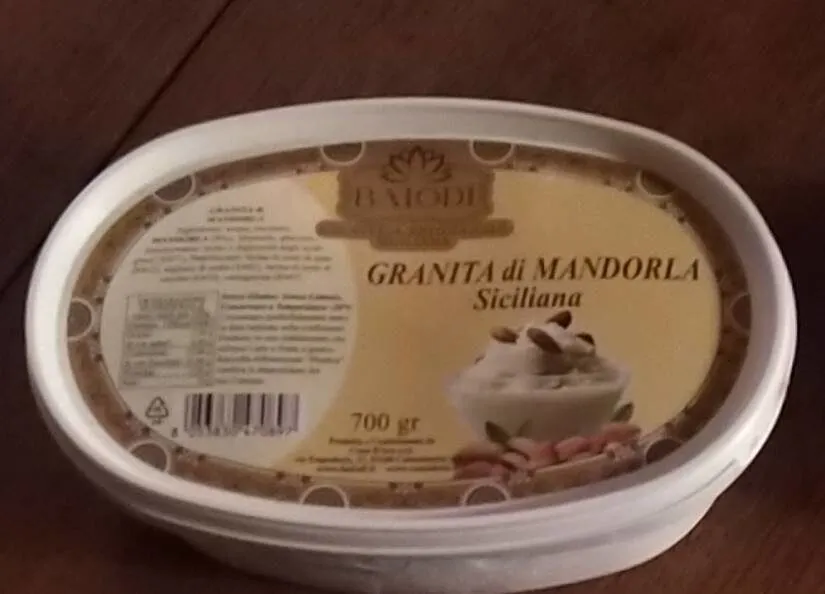 Granita di mandorla Siciliana