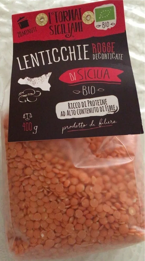 Lenticchie rosse decorticate