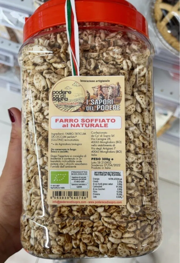Farro soffiato al naturale