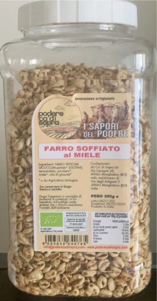 Farro soffiato al miele