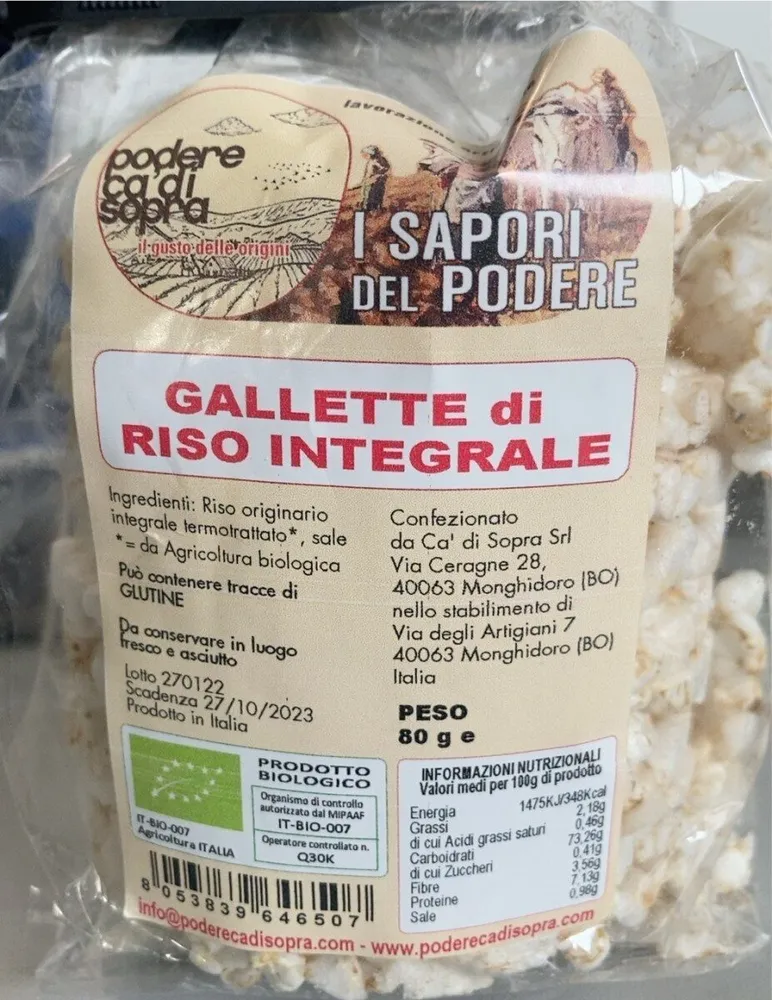 Gallette di riso integrale