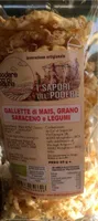 Gallette di mais grano saraceno e legumi