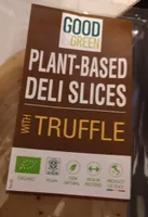 Plant-based deli slice with truffle