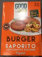 Burger saporito carote e zucchinr