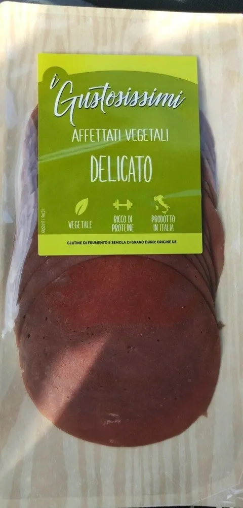 I gustosissimi affettati vegetali delicato