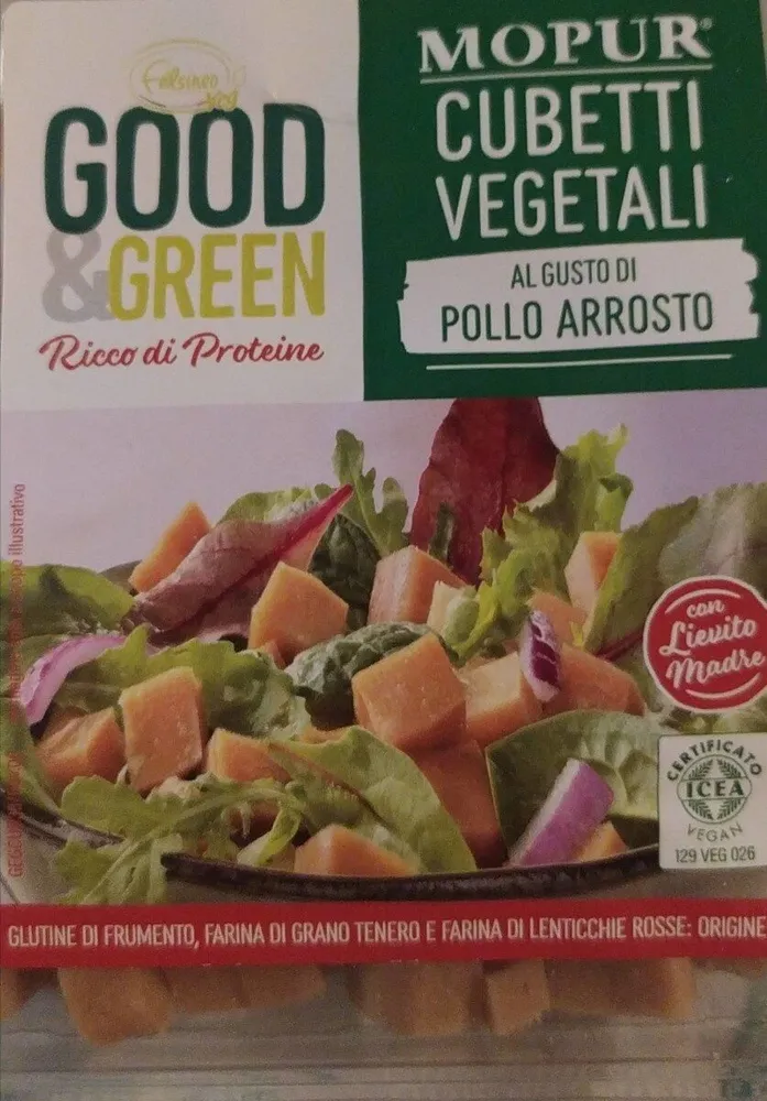 Mopur cubetti vegetali al gusto di pollo arrosto