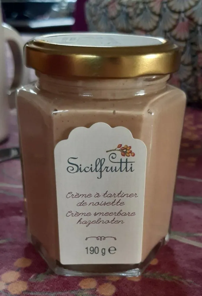 Crème à tartiner de noisettes