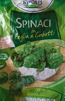 Spinaci in foglia a cubetti