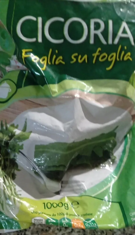 Cicoria foglia su foglia