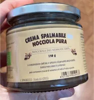 Crema spalmabile bio nocciola pura