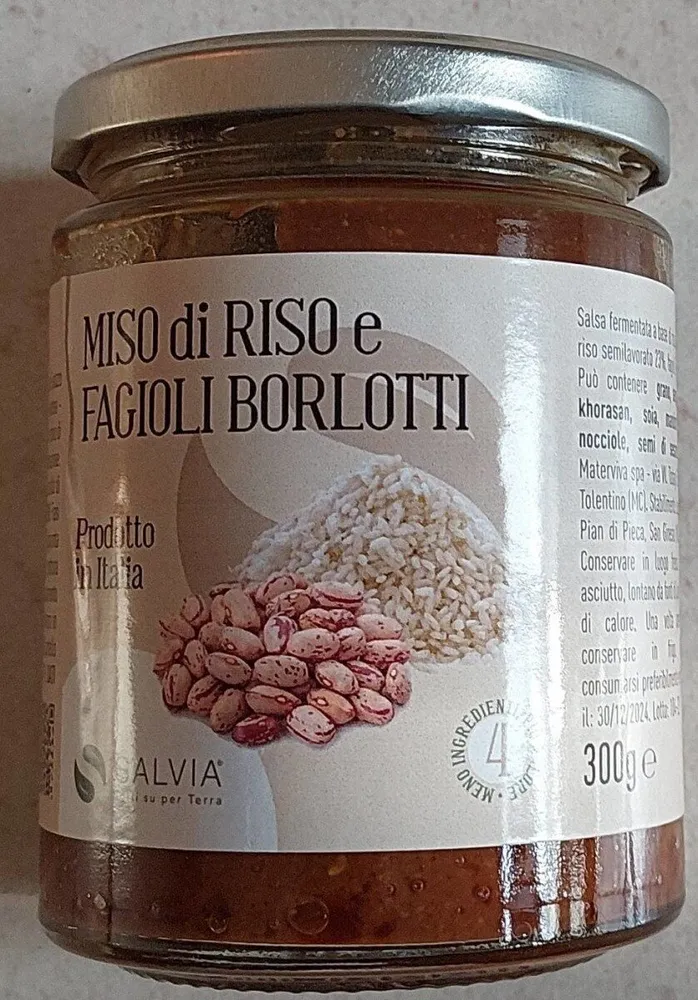 MISO DI RISO E FAGIOLI BORLOTTI