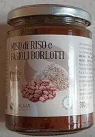 MISO DI RISO E FAGIOLI BORLOTTI