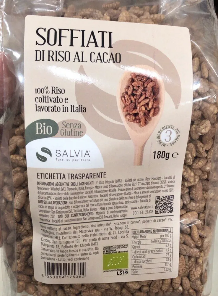 Soffiati di riso al cacao