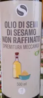 Olio di semi di sesamo non raffinato