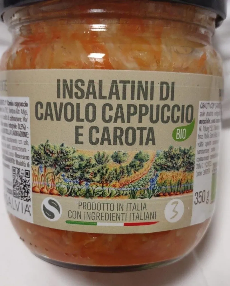 Insalatini di cavolo cappuccio e carota
