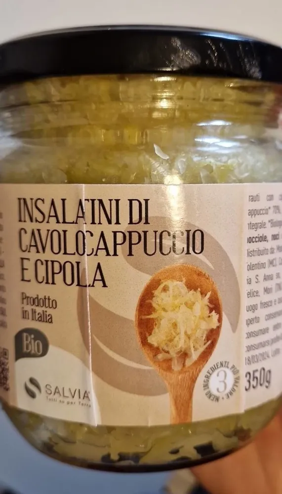Insalatini di cavolo cappuccio e cipolla