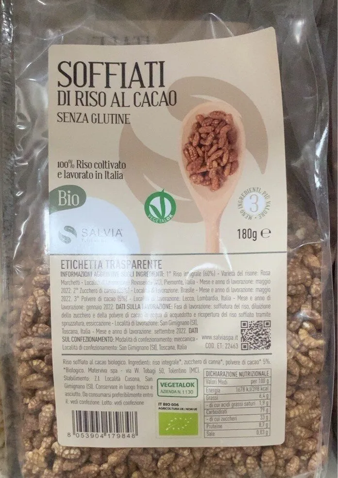 Soffiati di riso al cacao