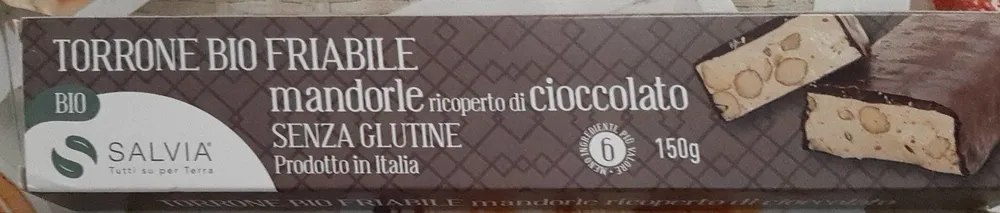 Torrone bio friabile