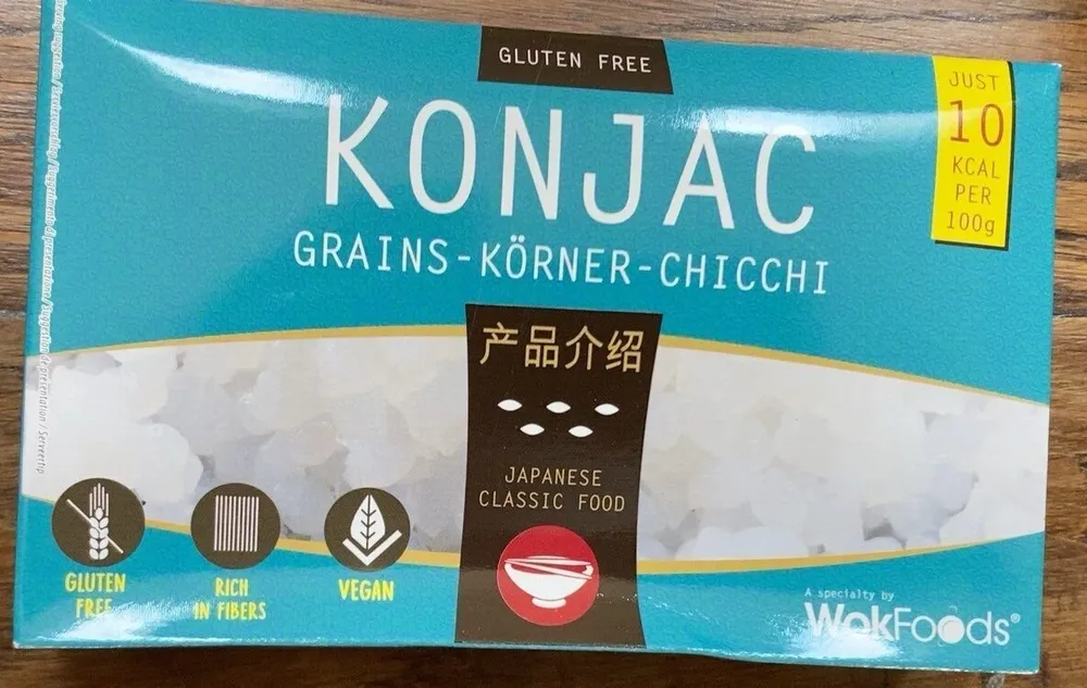 Konjac grains