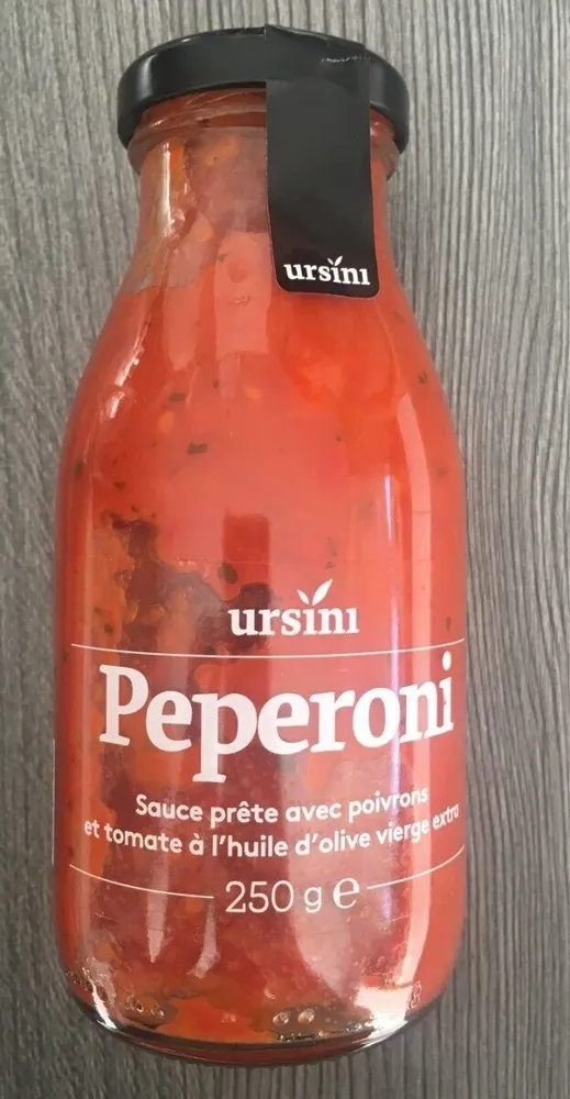 Sauce prete avec poivrons