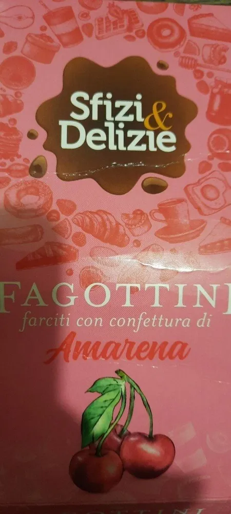Fagottini farciti con confettura di amarena