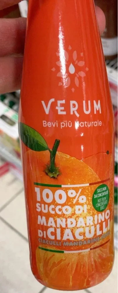 Succo mandarino ciaculli