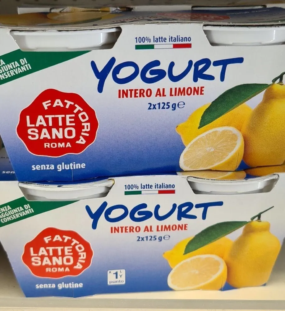 YOGURT Intero al limone