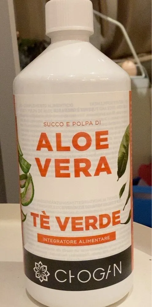 Jus à l’aloe vera et pulpe au thé vert