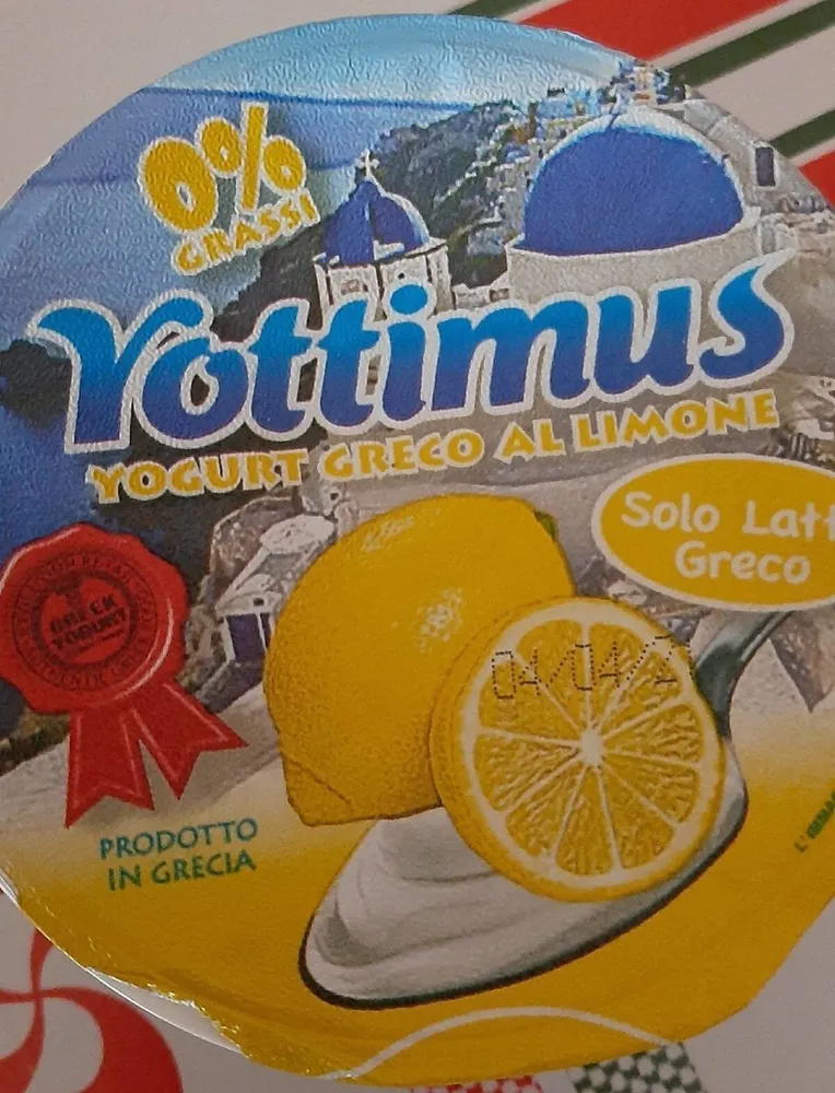 Yogurt greco al limone Yottimus