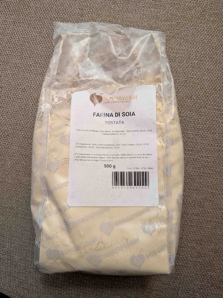 Farina di soia tostata