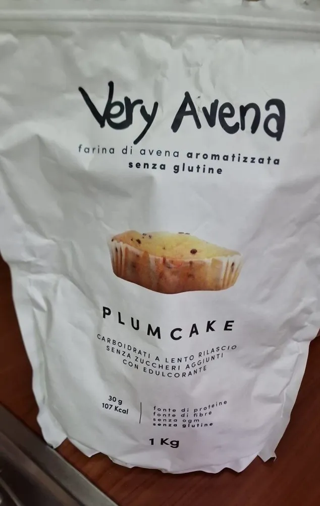 Farina di avena aromatizzata plumcake