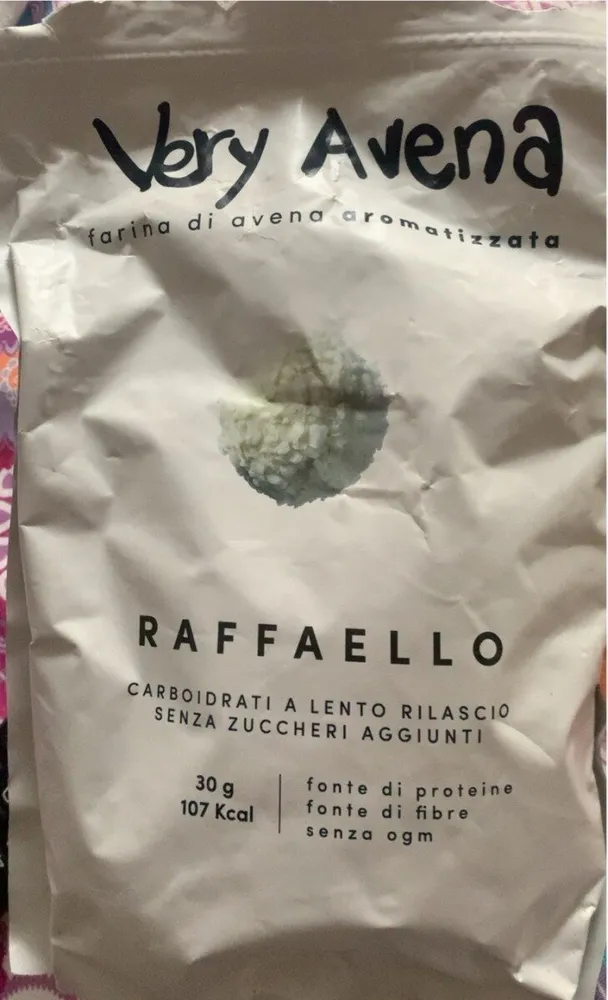 Farina di avena aromatizzata raffaello
