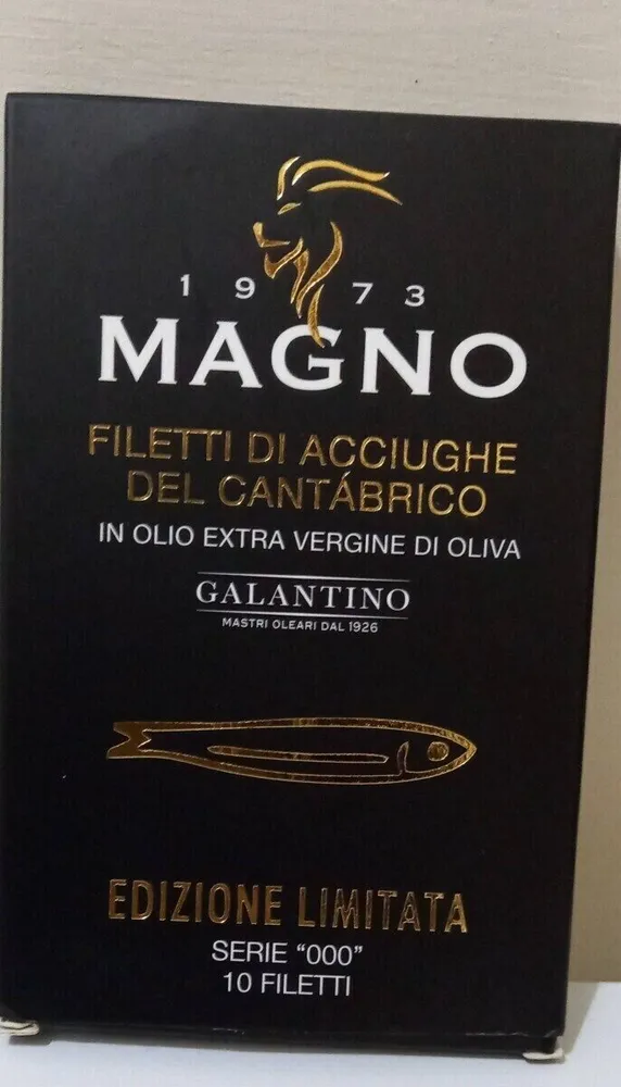 Filetti di acciughe del cantàbrico in olio evo