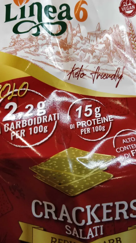 Crackers salati reduced carb