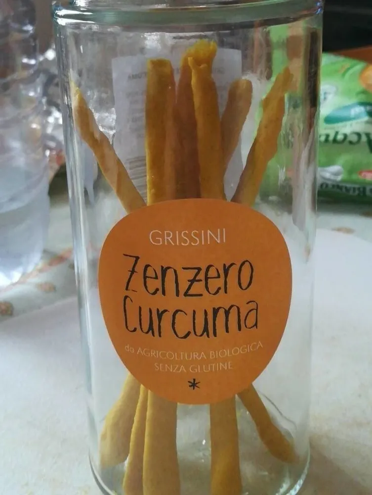 Grissini zenzero e curcuma