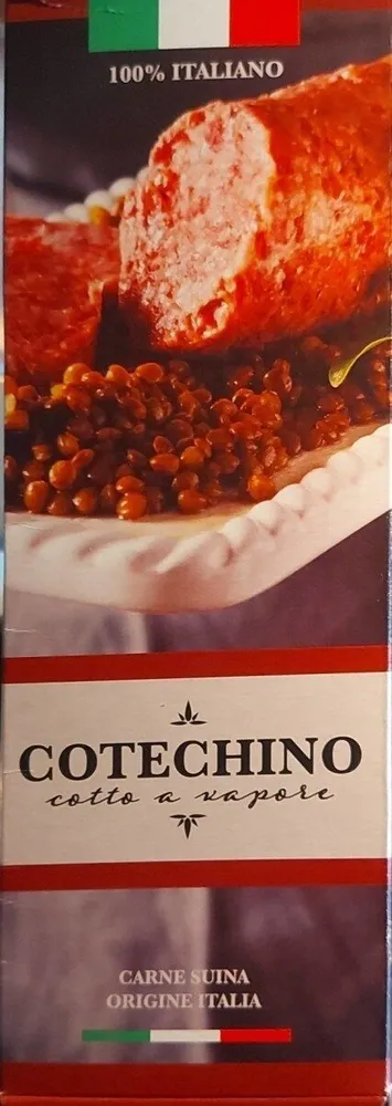 Cotechino cotto a vapore