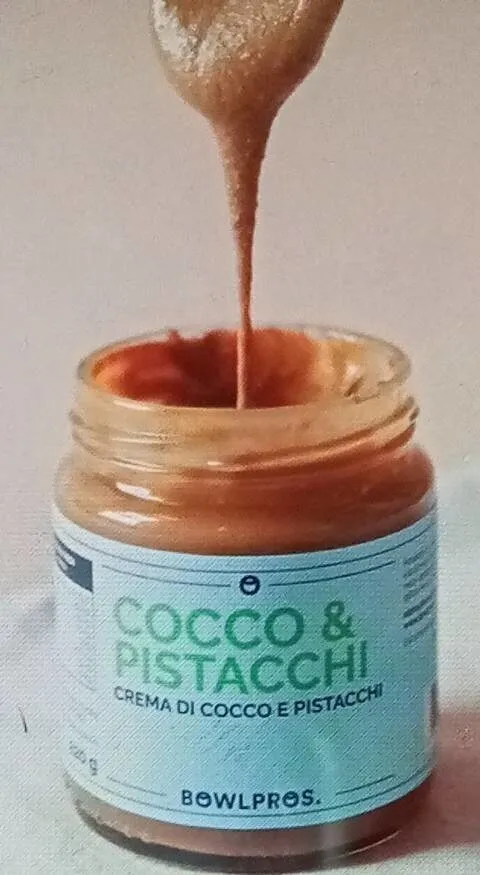 Crema di cocco e pistacchio